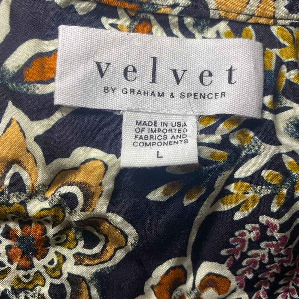 NWT Velvet by Graham & Spencer‎ Floral Fireglow Paloma Sleeveless Dress Summer